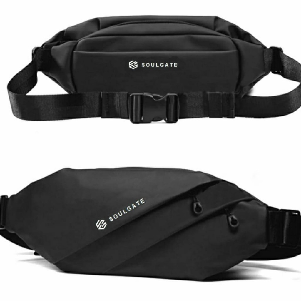 Sling bag Pria Anti Air Bahan Mickro - Tas Selempang Bolak Balik Unisex