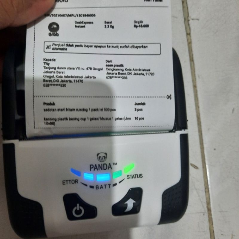 PRINTER PPOB/KASIR THERMAL 80MM PANDA PRJ-R80B ANDROID (USB+BLUETOOTH)