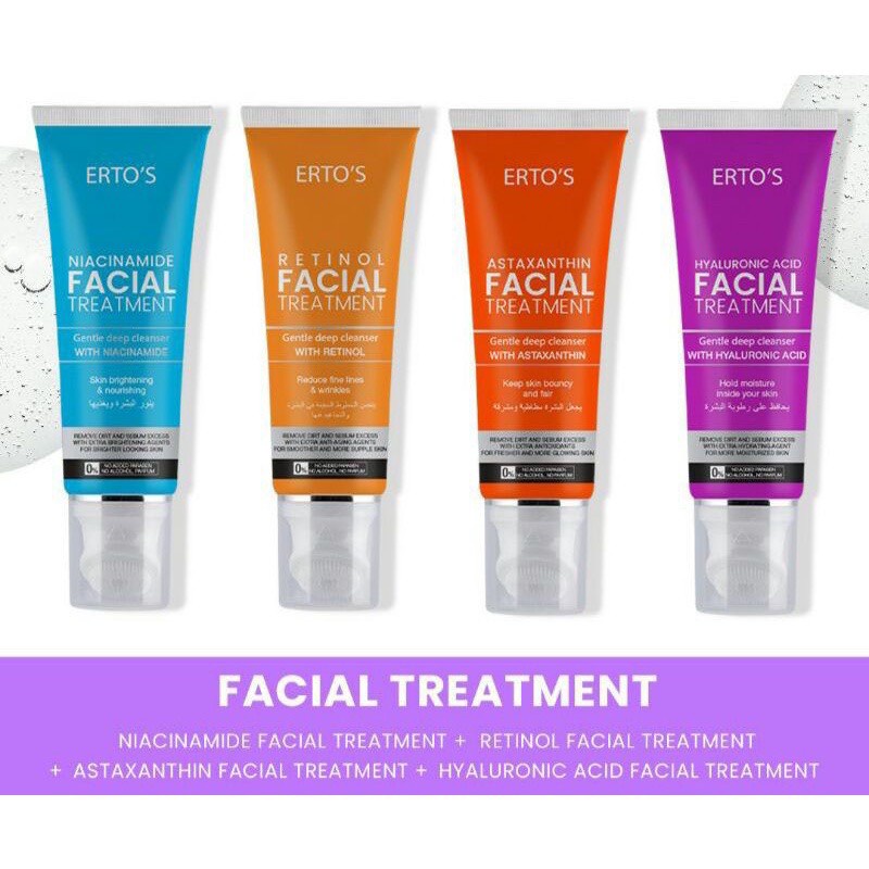 [SALE] ERTOS FACIAL TREATMENT NIACINAMIDE / RETINOL / ASTAXANTHINE / HYALURONIC