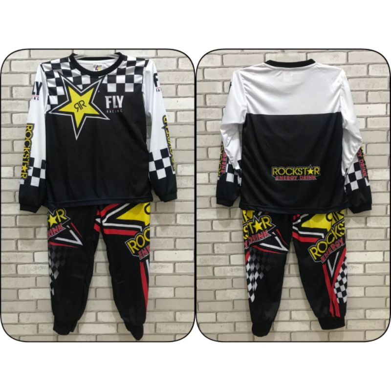 setelan / baju motocross anak / motor balap cross fullprint