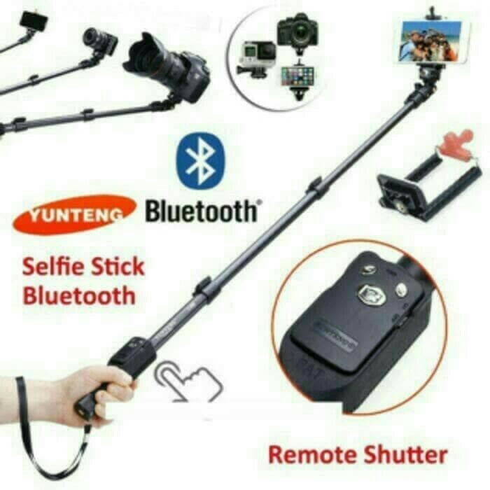 Tongsis Yunteng YT-1228 +remot blotooth Tongsis Bluetooth Yunteng