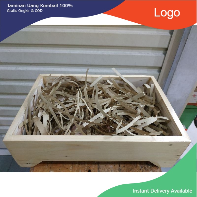 

kertas isian box potongan warna natural