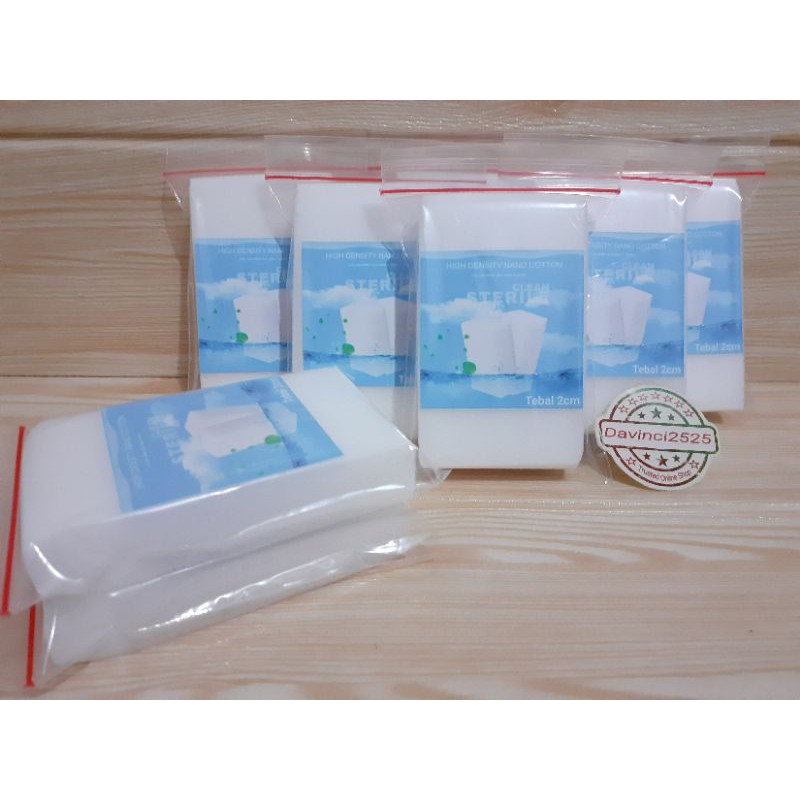 Busa Ajaib Pembersih Kaca berkerak atau Lumut Aquarium Aquascape / Magic Spons Nano Tebal 2cm