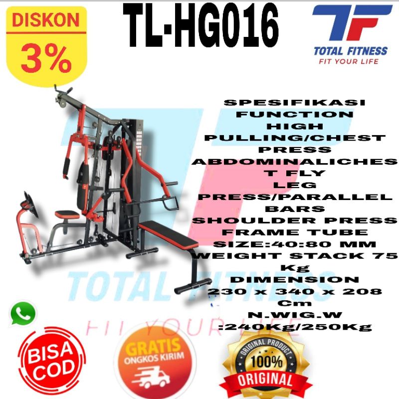 Home Gym 3 Sisi TL HG016 | Home gym 3 sisi TL016