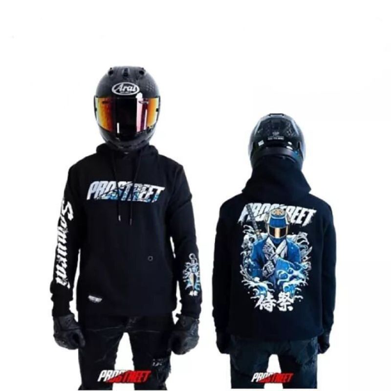 JAKET HOODIE PROSTREET SAMURAI V2 BLACK NEW / SWEATER HOODIE PRIA PROSTREET / PROSTRET