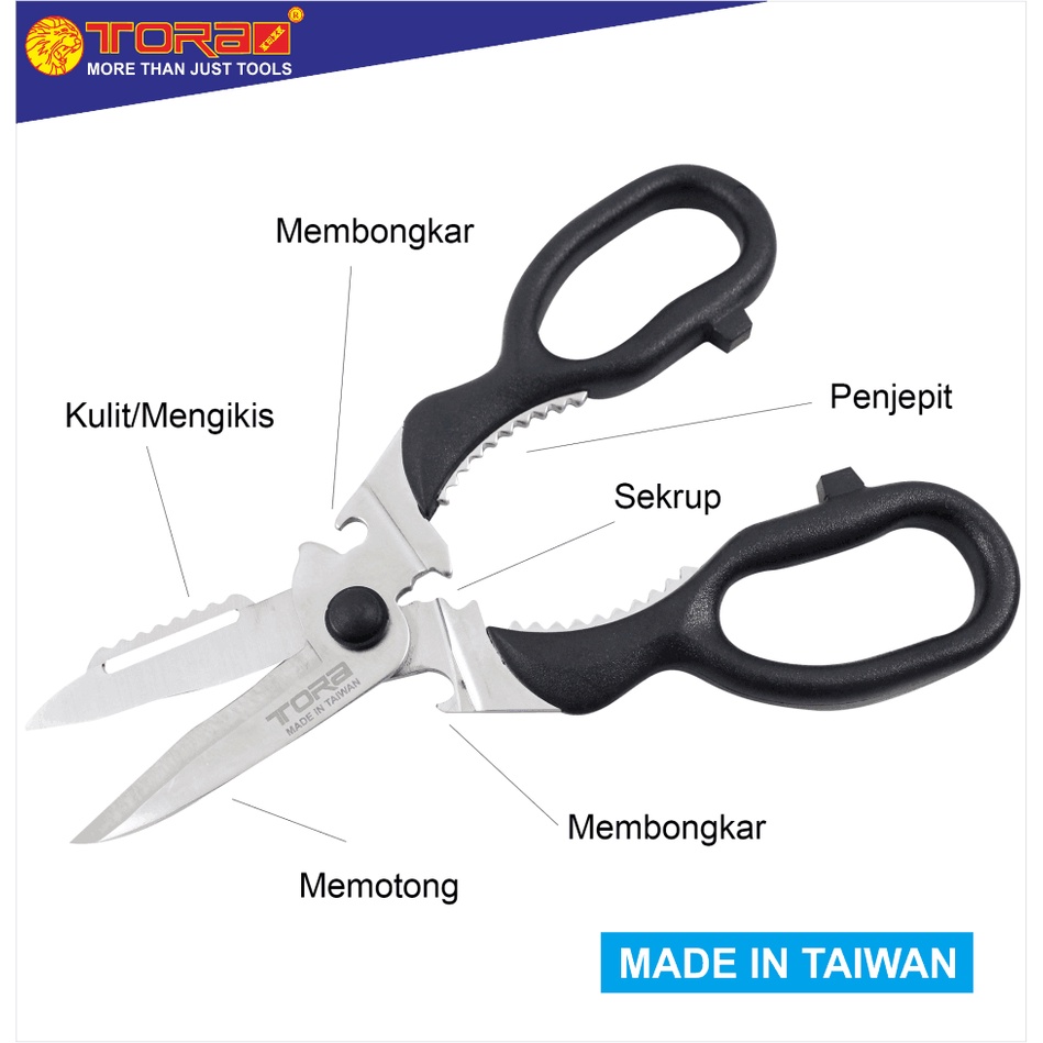

TORA Gunting Dapur Multifungsi - TAIWAN