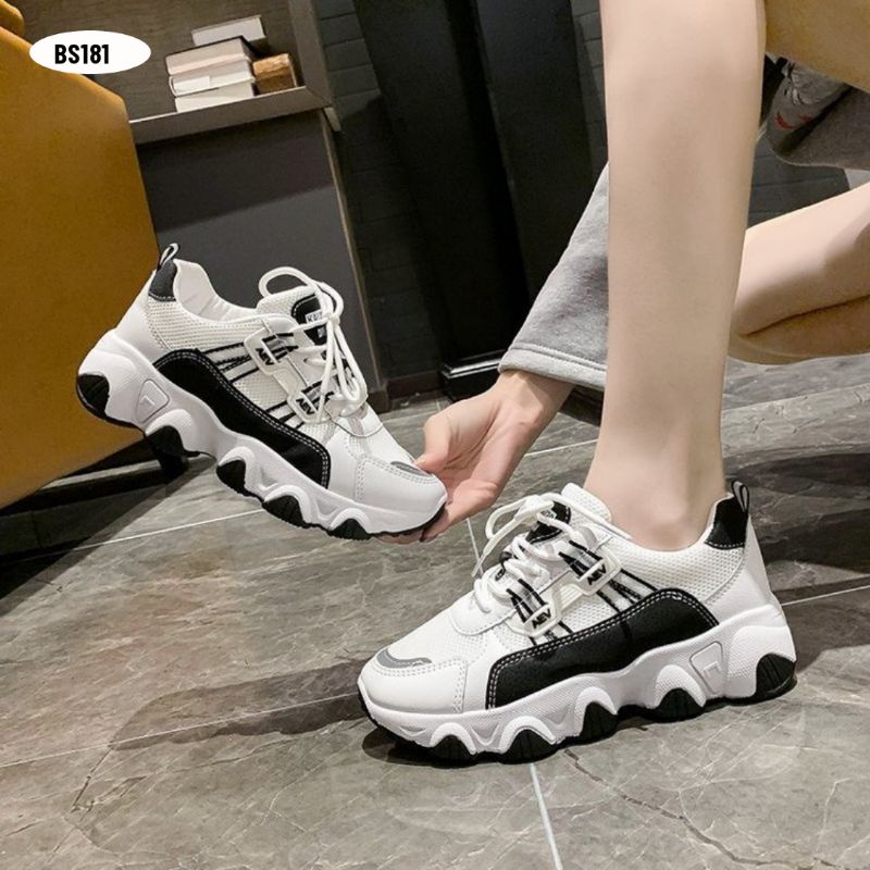 [IMPORT] BS181 - SEPATU WANITA SNEAKER IMPORT - FREE BOX - SEPATU SPORT WANITA - 76BAGSTORE