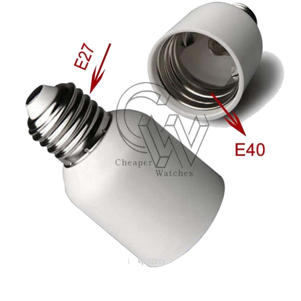 Cheaper-Fitting Lampu E27 ke E40 Converter Adapter Penyambung Berkualitas Termurah