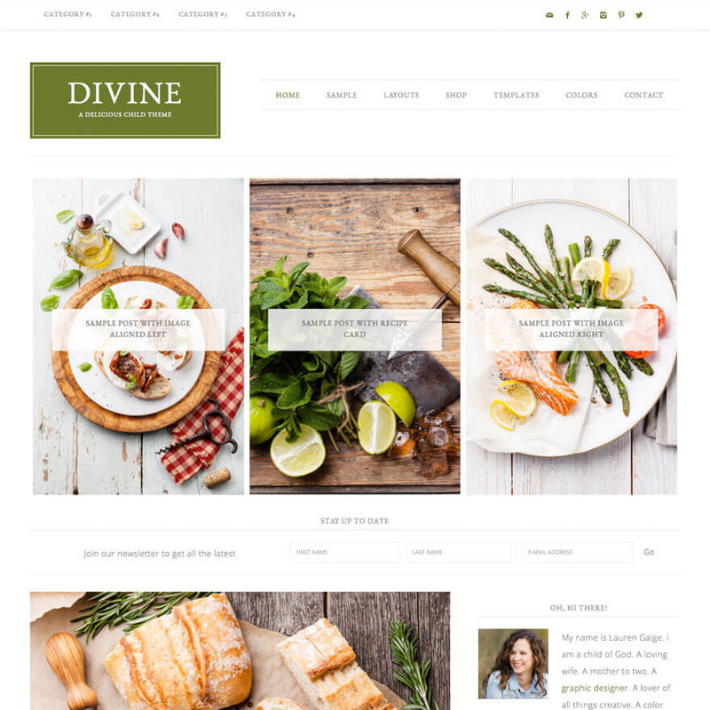 StudioPress Divine Pro Genesis WP Theme