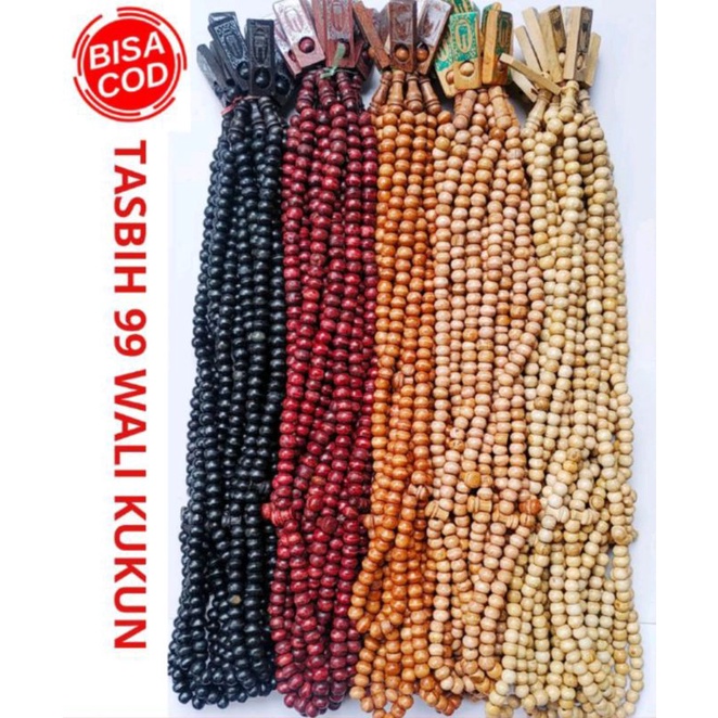 Tasbih Kayu Wali kukun 99 Biji