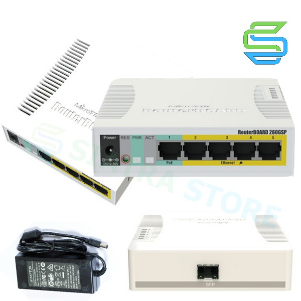 MikroTik RB260GSP CSS106-1G-4P-1S