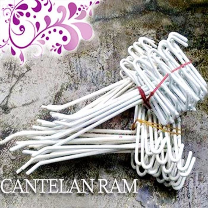 CANTOLAN KAWAT RAM BESI PANJANG 10cm / GANTUNGAN AKSESORIES