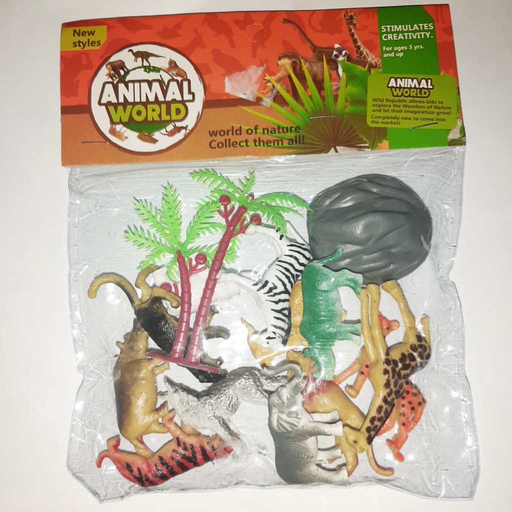 Hiasan Mainan Hewan Animal World