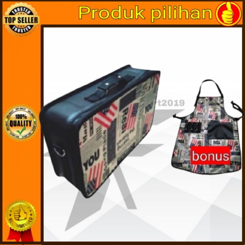 (FREE APRON) KOPER BARBERSHOP /KOPER SALON / TAS BARBERSHOP / TAS SALON