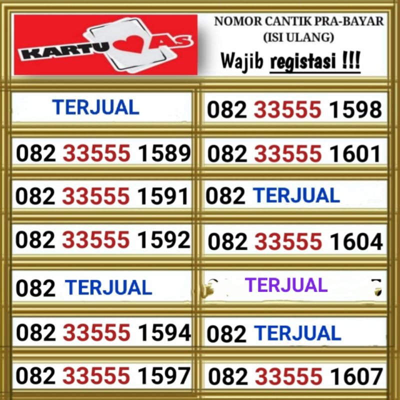 NOMOR CANTIK TELKOMSEL,NOMOR TELKOMSEL,NOMOR CANTIK 4G LTE