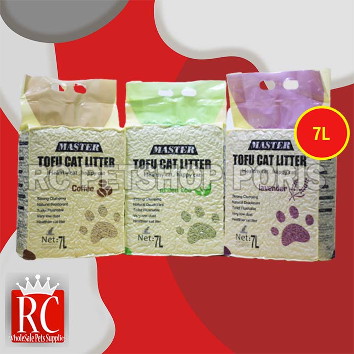 Master Tofu Soya Cat Litter Pasir Gumpal Kucing 7 Litter
