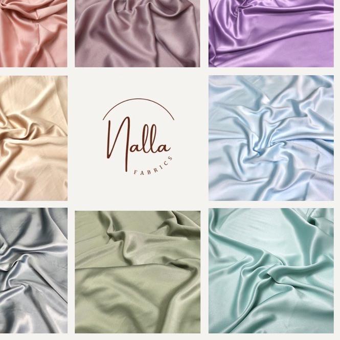 ◊ 1 meter Kain Satin Velvet Premium / Silk Premium - Bridesmaid ♣