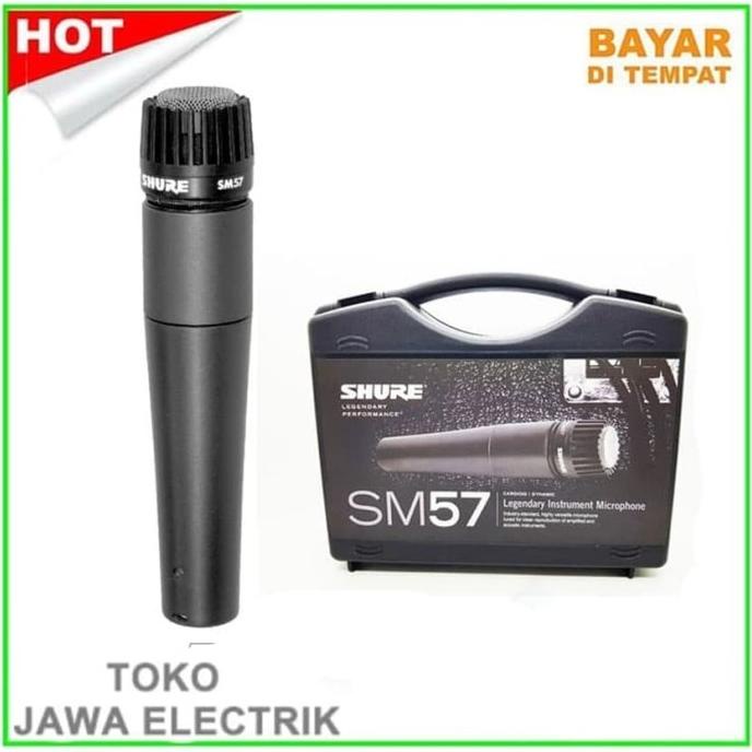Michrophone SHURE Kabel SM57 Best MIC VOcal (free HOLDER)