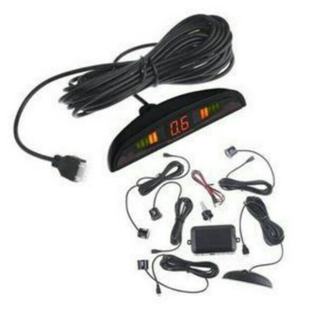 Sensor Parkir / Mundur Mobil 4 Titik + Led Display