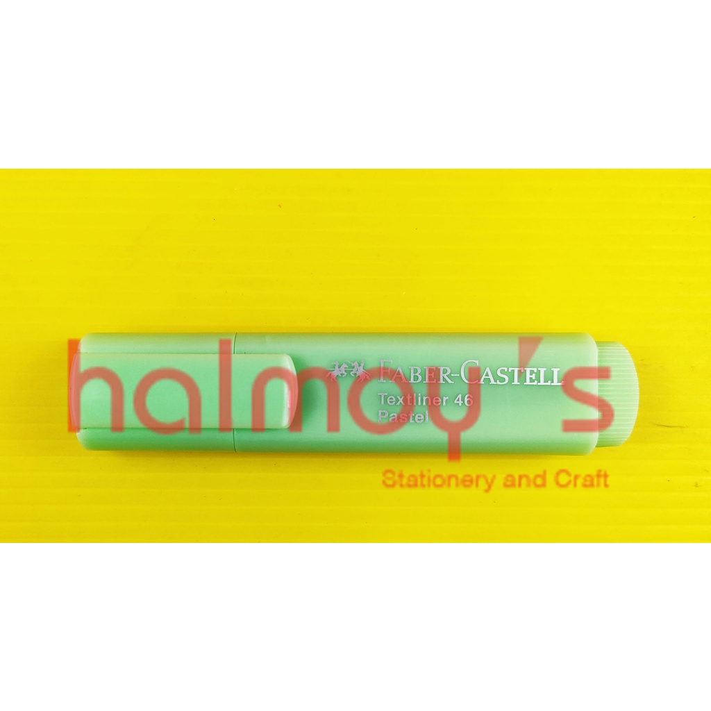 

HIGHLIGHTER / TEXT MARKER FABER CASTELL PASTEL 46 LIGHT GREEN