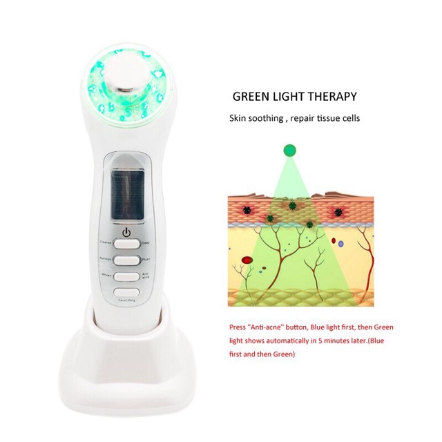 Alat kecantikan Portable 7in1 ultra renew ultrasound photon iontherapy