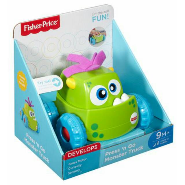 fisher price push and go monster truck