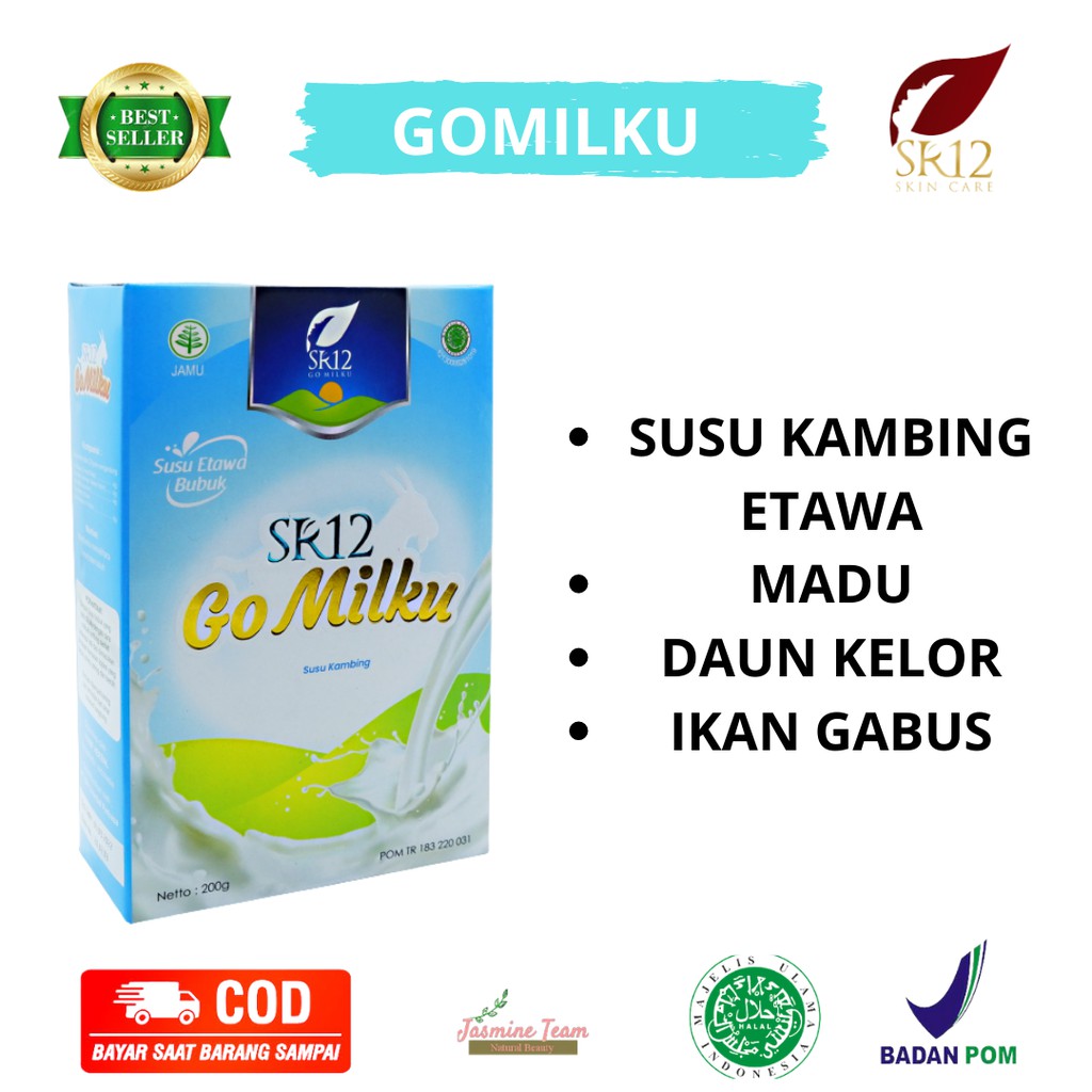 

GO MILKU SR12/SUSU KAMBING ETAWA-MENJAGA DAYA TAHAN TUBUH