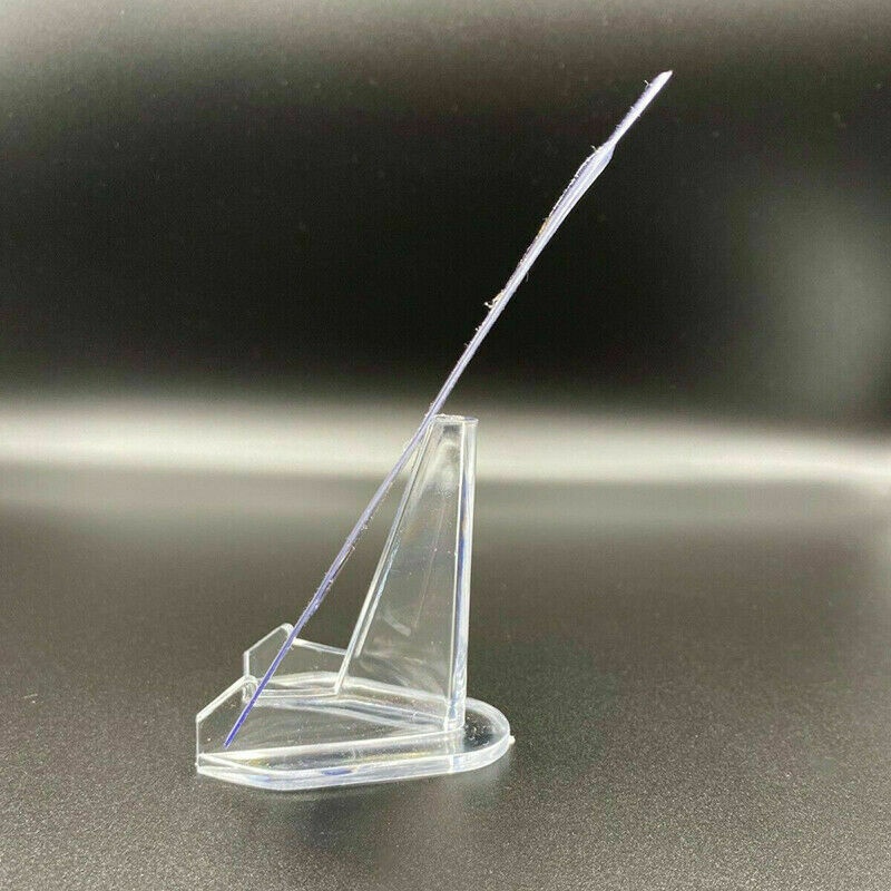 1 Piece Clear Acrylic Small Stands / Triangle Display Easel Holder  for Collectable Coin,Medal ,Badge,Post Card