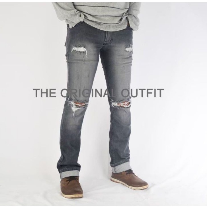 Celana jeans sobek Pria terbaru / Celana jeans sobek / Celana jeans sobek wanita kekinian / Celana j