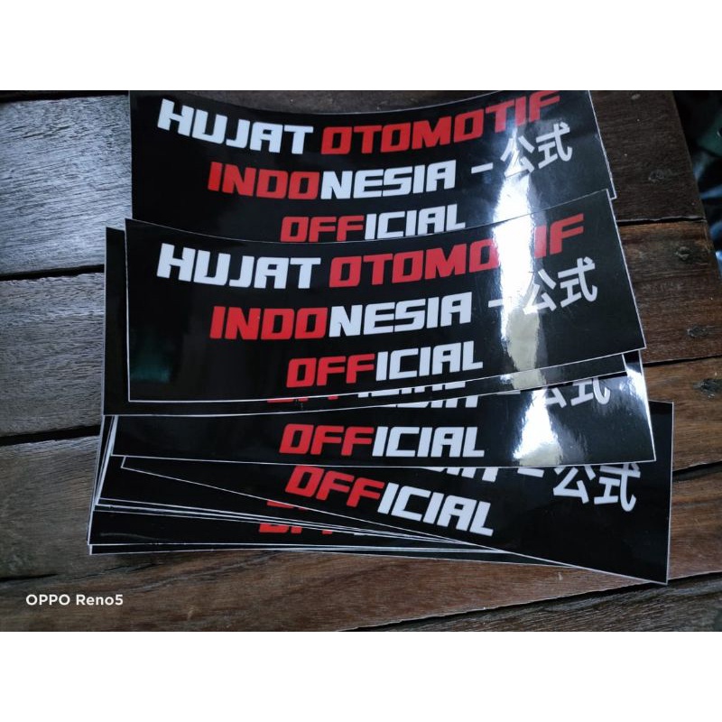 stiker hujat otomotif