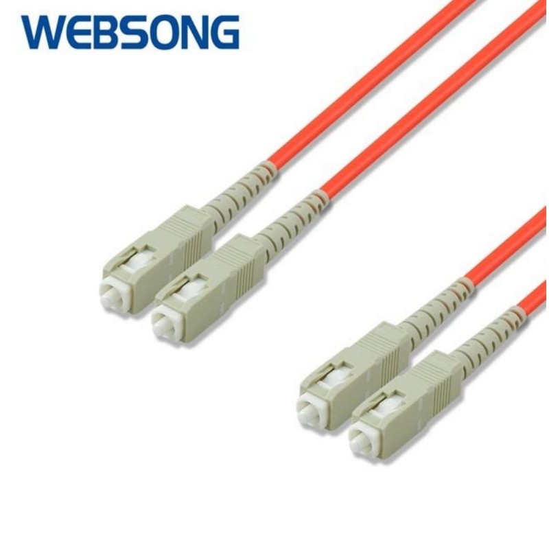 Kabel Fiber Optic Patch Cord SC to SC UPC Multimode 100M Indihome WEBSONG