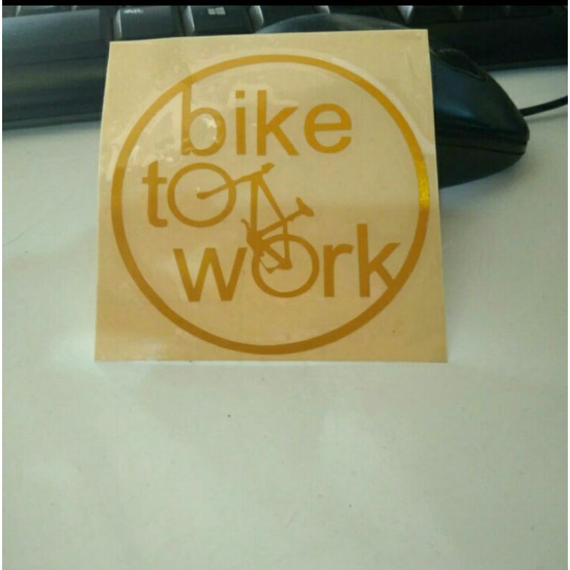 

STIKER CUTTING BIKE TO WORK