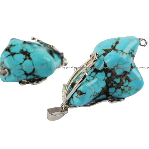 Liontin Turquoise Biru Stone