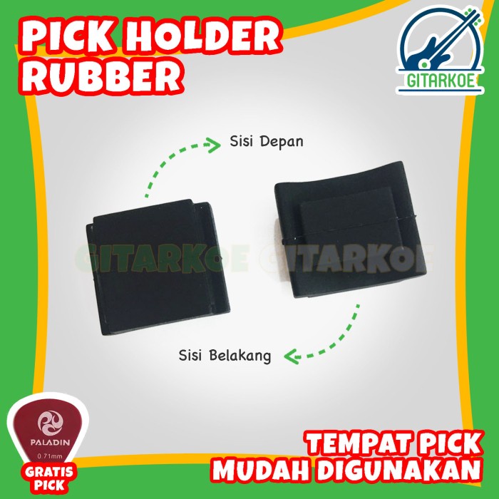 Pick Holder Tempat Simpan Pick Praktis Bahan Rubber Kualitas Terbaik