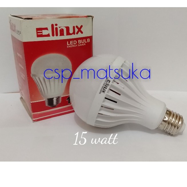 Lampu Led Bola Murah Hemat Merk Linux 3/5/7/9/12/15W