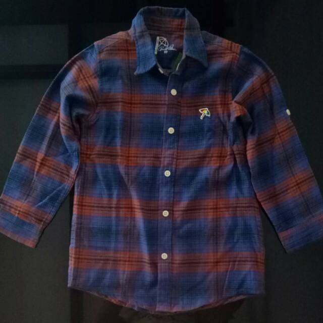 Kemeja Flanel Anak Arnold Palmer Branded Sisa Eksport