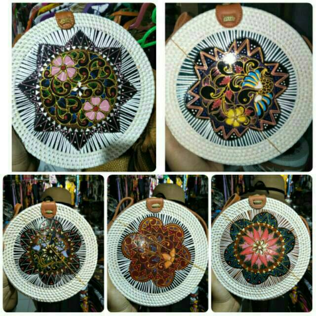 

Tas rotan air brush white