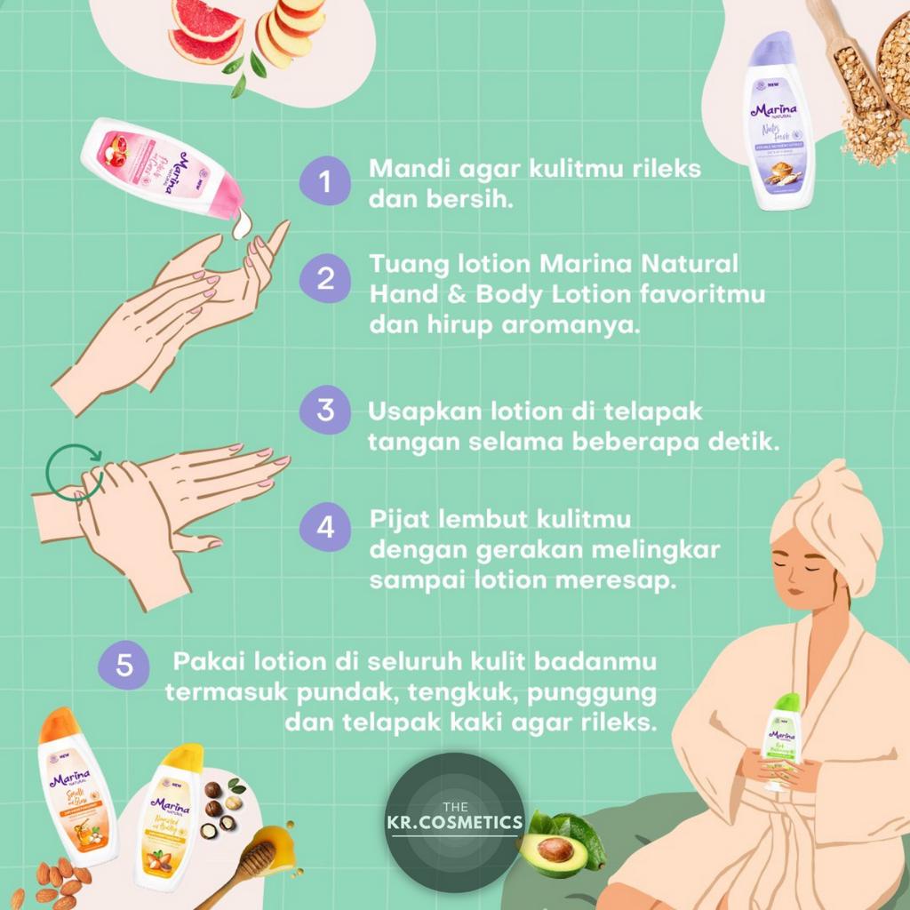 MARINA Natural Hand Body Lotion 100ml