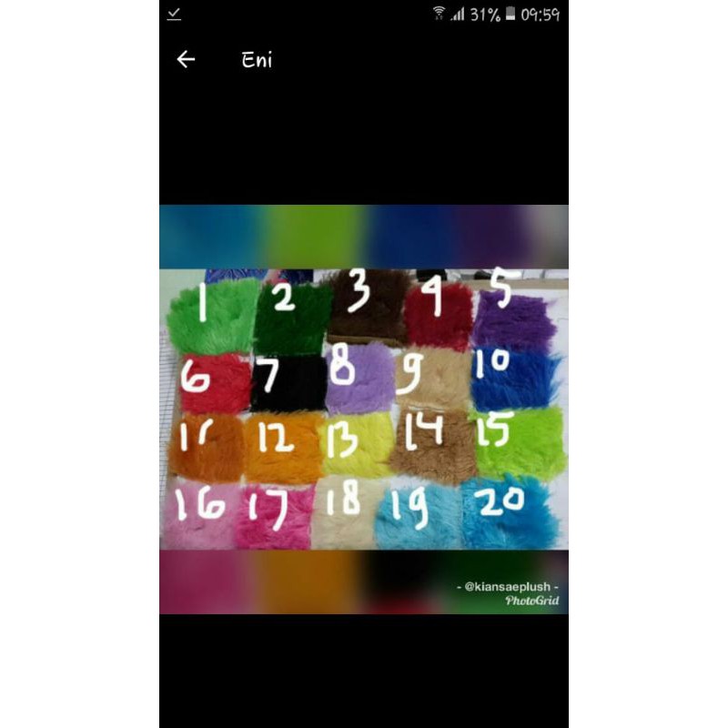 kain rasfur karindo eceran per yard