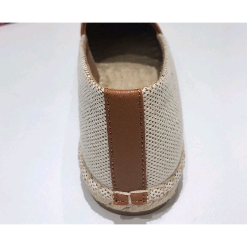 Tory Burch Leather Color Matching Fisherman Flat Shoes Women