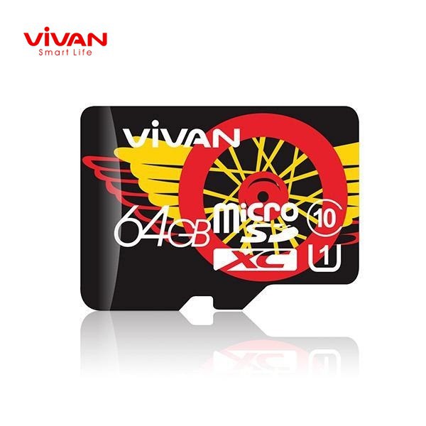 Micro SD VIVAN V64U10 64GB TF Card Memory Card Class 10 - Garansi Resmi 5 Tahun