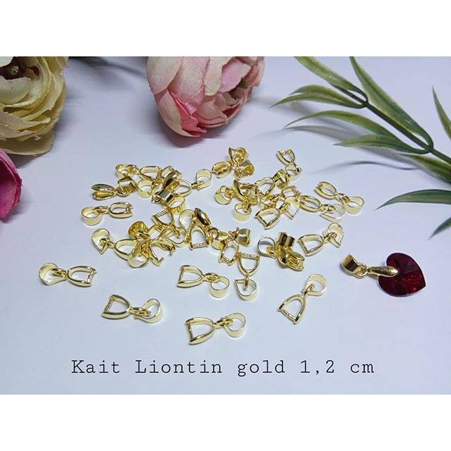 Kait liontin gold 1,2 cm