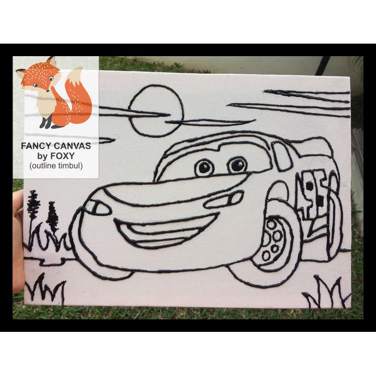 

Baru Kanvas Lukis Anak Gambar Cars Peralatan Melukis Murah Al6