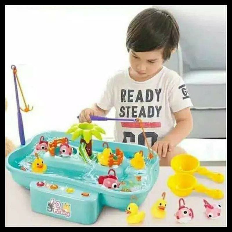 Fishing Pancing Air Gerak Mancing Ikan Bebek Elektrik