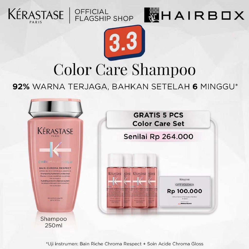 Jual Kerastase Bain Chroma Respect 250ml Shampoo Rambut Diwarnai ...