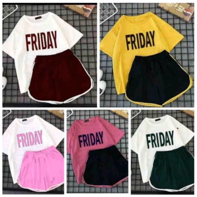 SET FRIDAY / SETELAN FRIDAY BAJU & CELANA