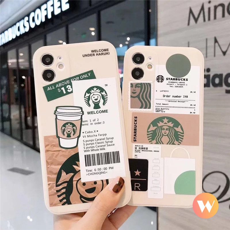 Soft Case Tpu NFC Starbucks Cover Xiaomi 10 10T 11 Lite POCO X3 Pro F3 M3 Redmi 9A 10 9T 9 9C Note 9 8 10 10s 10pro Max 10pro