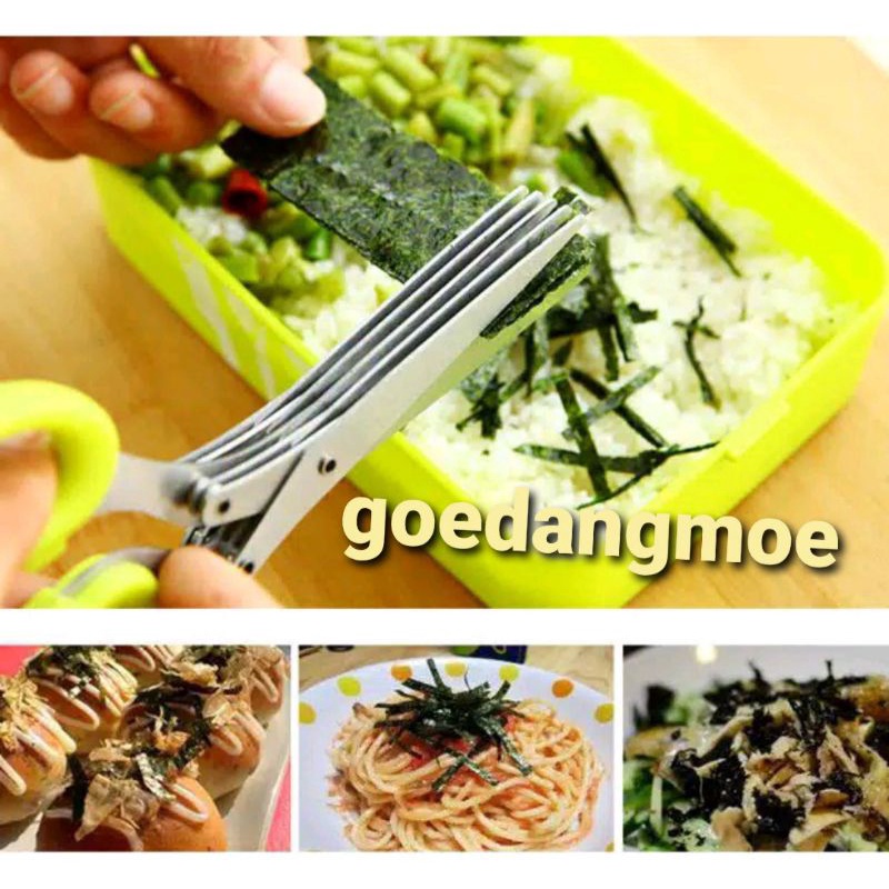 

Gunting sayur 5 lapis Gunting serbaguna Gunting dapur multifungsi