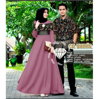 READY Gamis  Couple  Baju  Kapel Seragam Batik Suami  Istri  