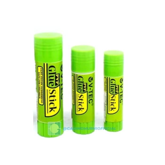 

V tec lem kertas / Glue stick 9 15 25 gr Lem stik batang serbaguna lem
